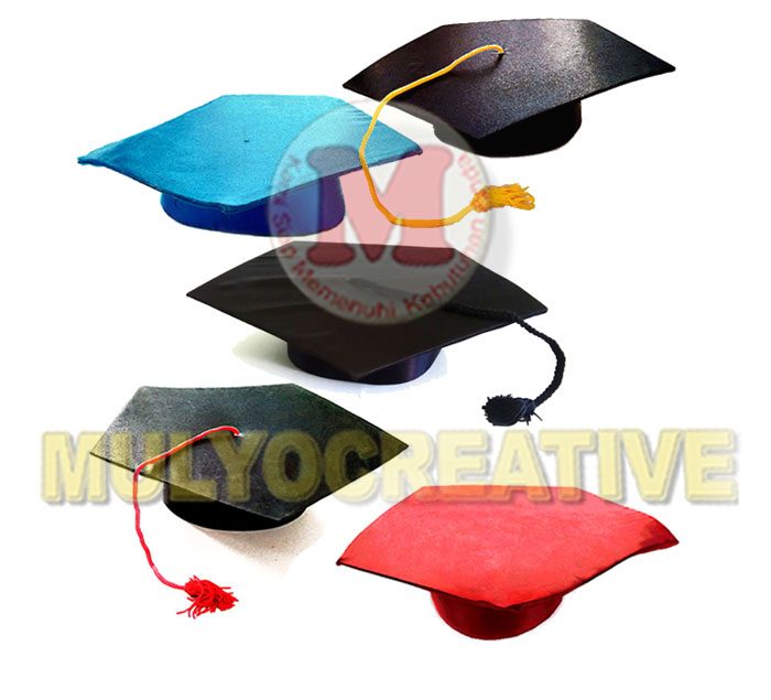 Bikin Atribut Wisuda Topi Kelulusan Harga Murah Topi Toga Wisuda