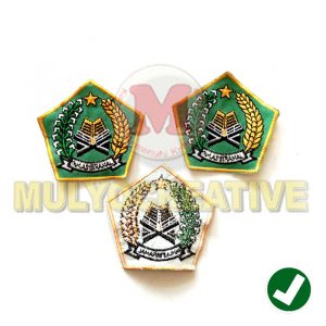 Order Emblem Bordiran Logo Ikhlas Beramal Kemenag Harga Murah Pesan Name Tag Lencana Pin Plakat Lycal Resin Atribut Pramuka Akrilik Papan Nama Envolet Bordir Badge Pin Kuningan Kayu Fiber Gantungan Kunci