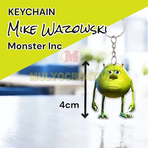 Jual Keychain Meme Mike Wazowski Monster 